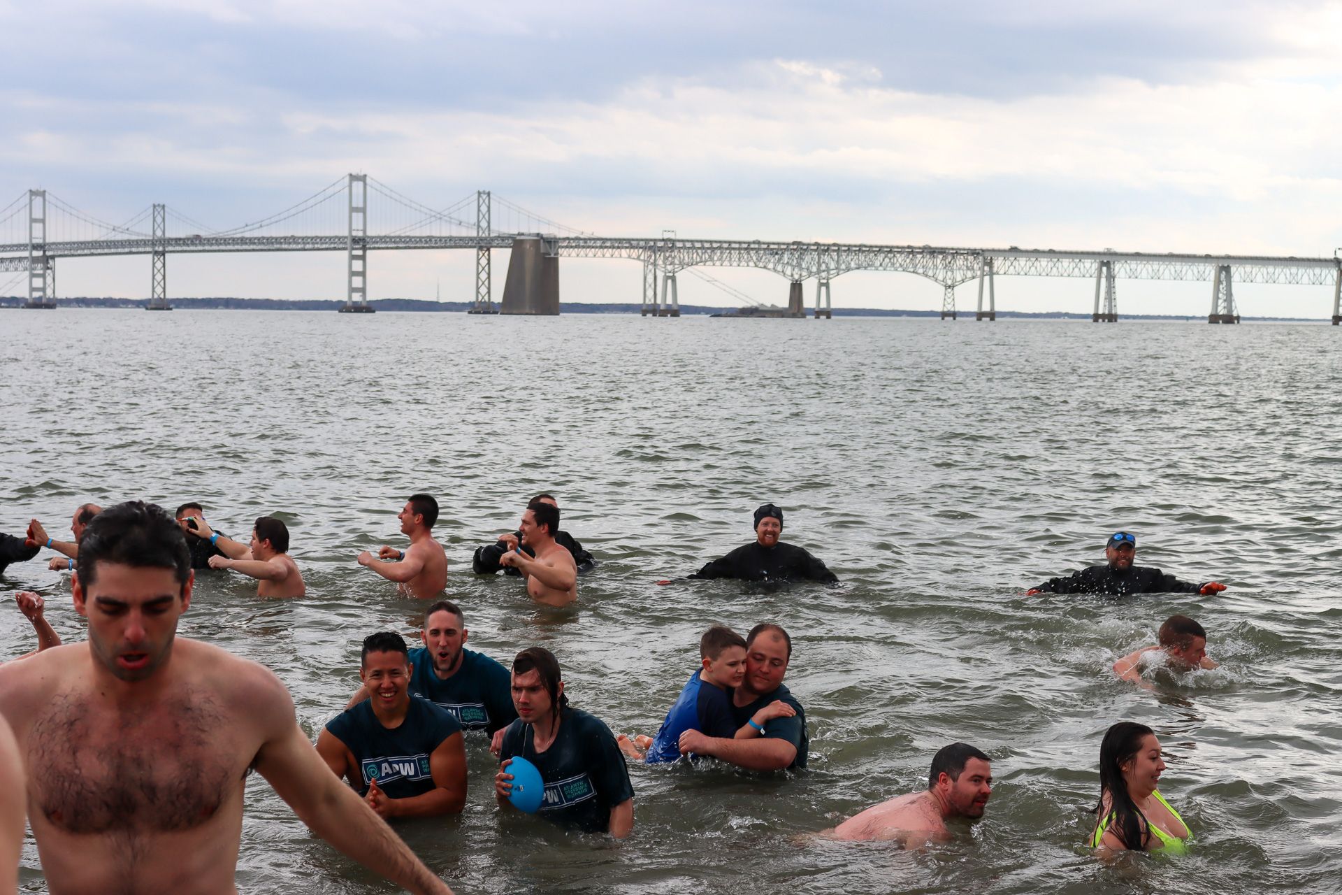 Oh that's cold - Save the children - Atlantic Pressure Washers - 2022 Polar Bear Plunge photo 8
