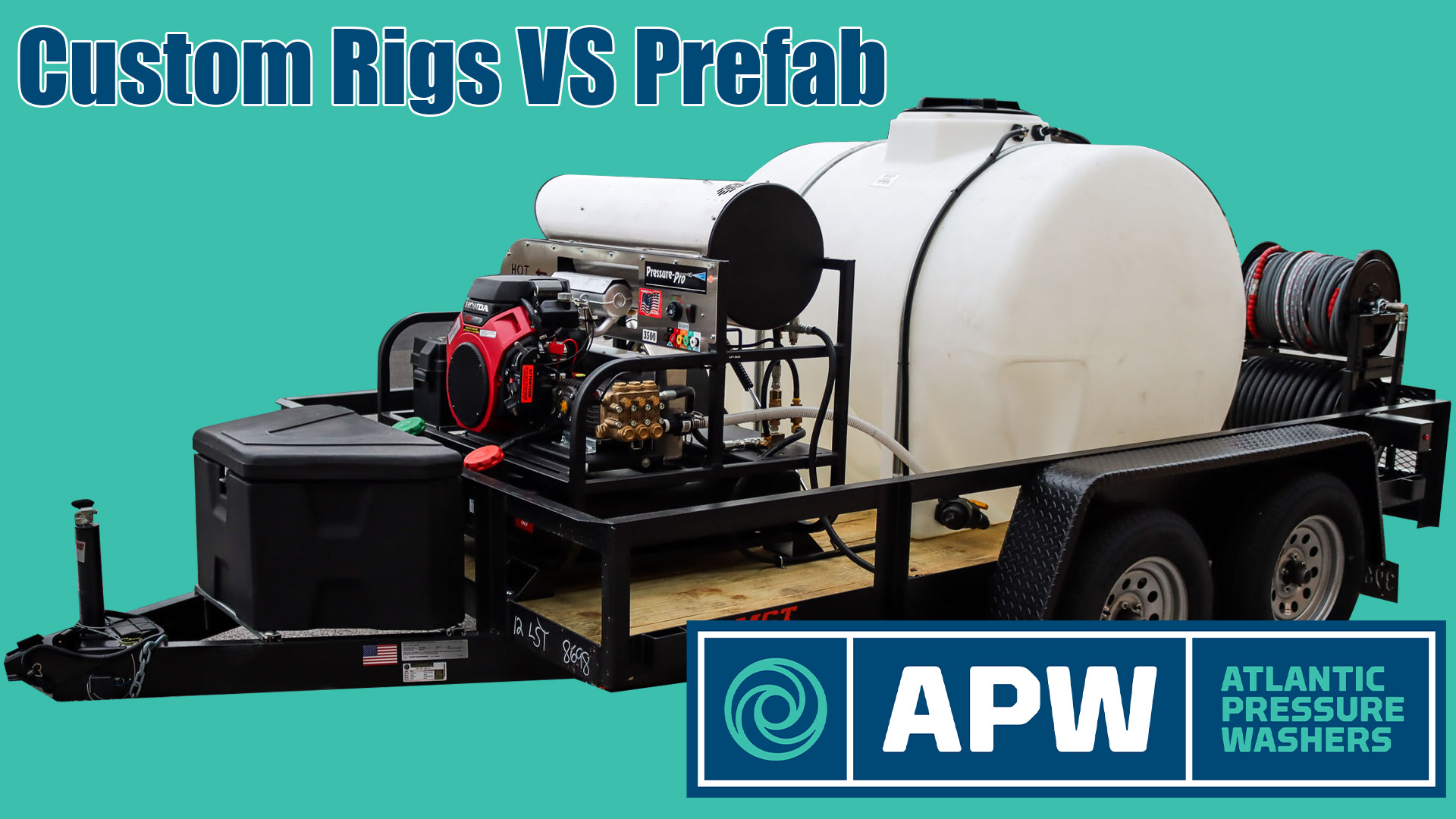 Custom Pressure Washer Trailer vs PreFab Atlantic Pressure Washers