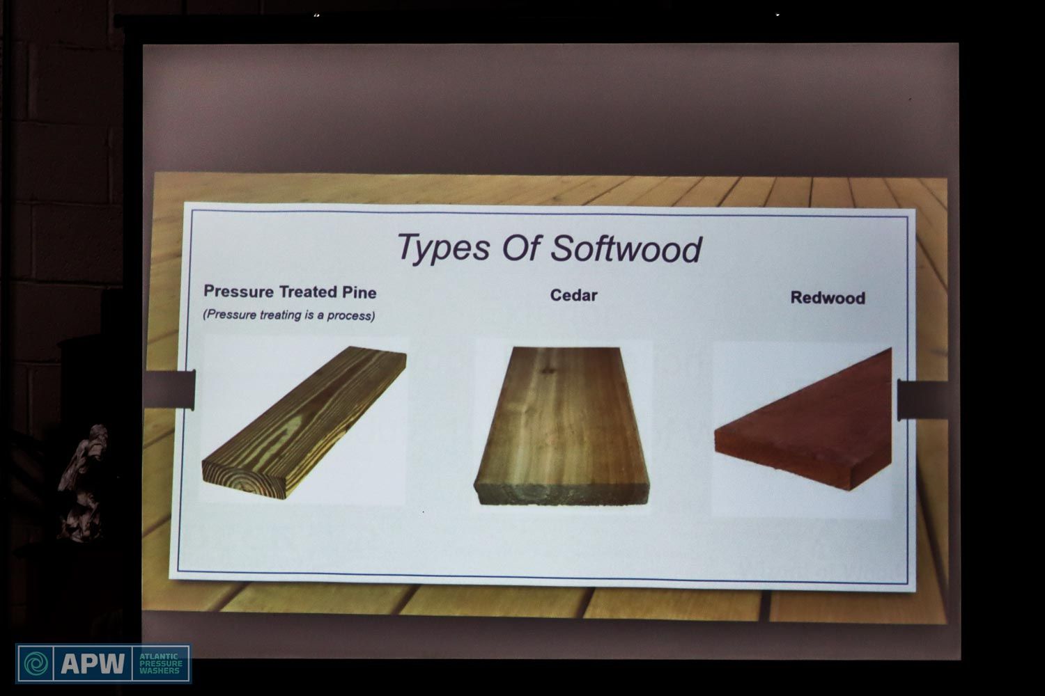info slide from Wood Restoration seminar 3