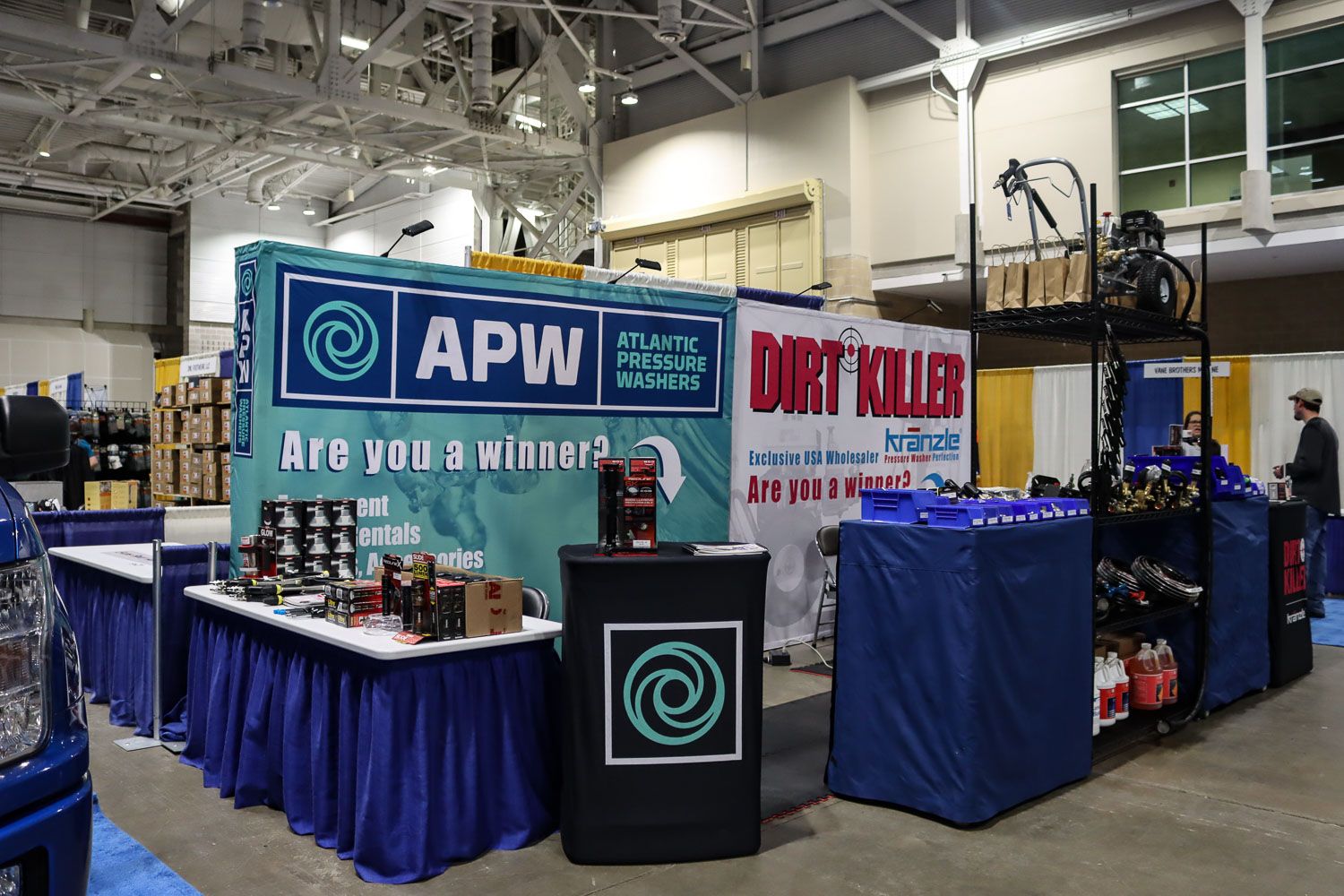 Atlantic Pressure Washer booth at Watermen's Tradeshow 2022 image 7