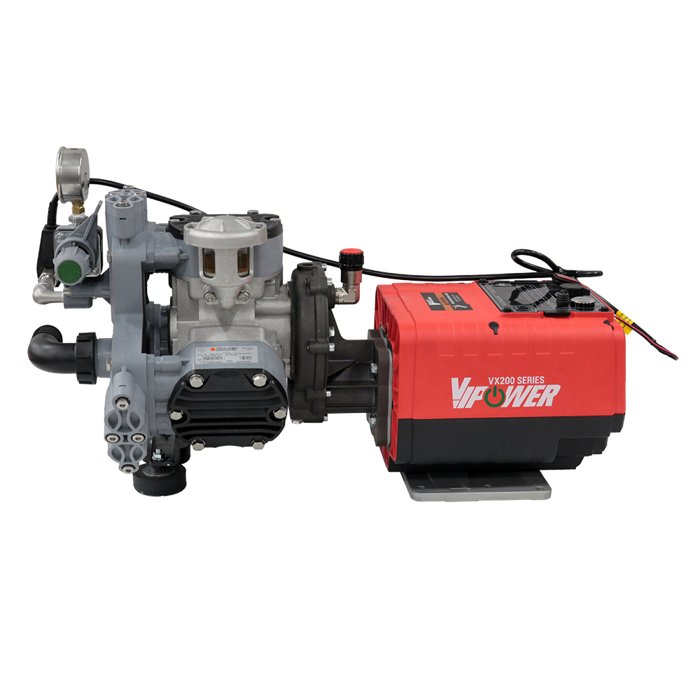 VX200 Battery Powered Soft Wash System With Comet M55BN Diaphragm Pump 