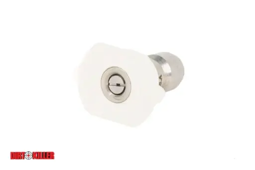 [5010017] White Flat Tip Nozzle 8.0-40 degree  Quick Connect
